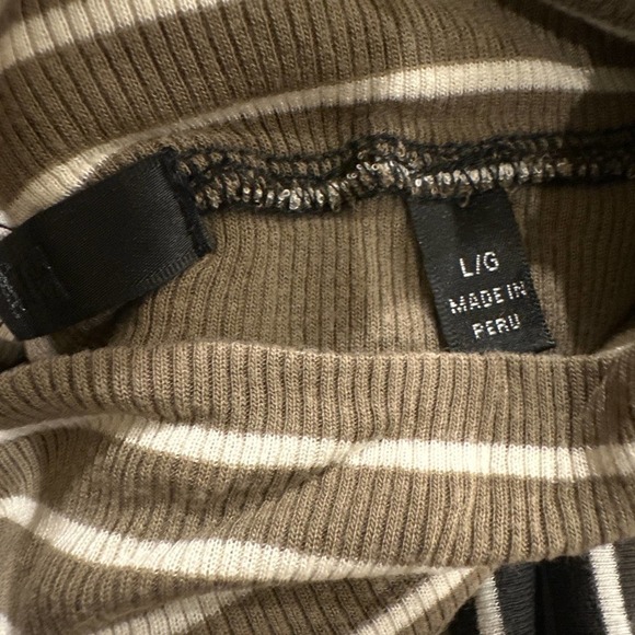 ATM Anthony Thomas Melillo Dip Dye Stripe Midi Dress Size Large - Picture 6 of 12